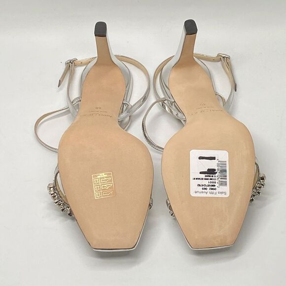 Jimmy Choo Meira Embellished Patent Leather Sandals size 40 - Picture 14 of 15